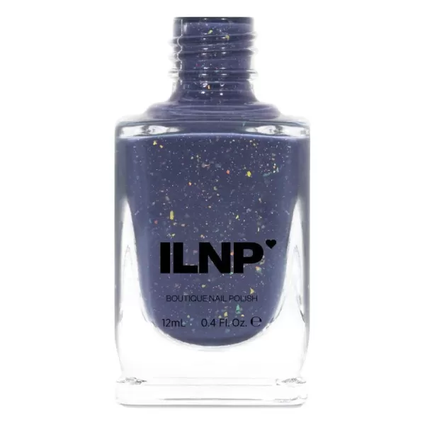 ILNP Starlight  Stormy Indigo Flakie Shimmer Nail PolishILNP Starlight  Stormy Indigo Flakie Shimmer Nail Polish