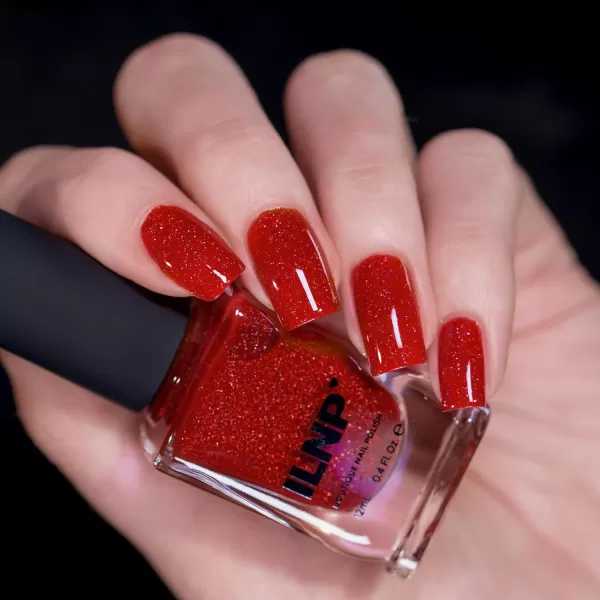 ILNP Joy  Classic Red Holographic Jelly Nail PolishILNP Joy  Classic Red Holographic Jelly Nail Polish