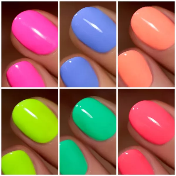 ILNP Poolside Collection  Striking Neon Summer Nail Polish CollectionILNP Poolside Collection  Striking Neon Summer Nail Polish Collection