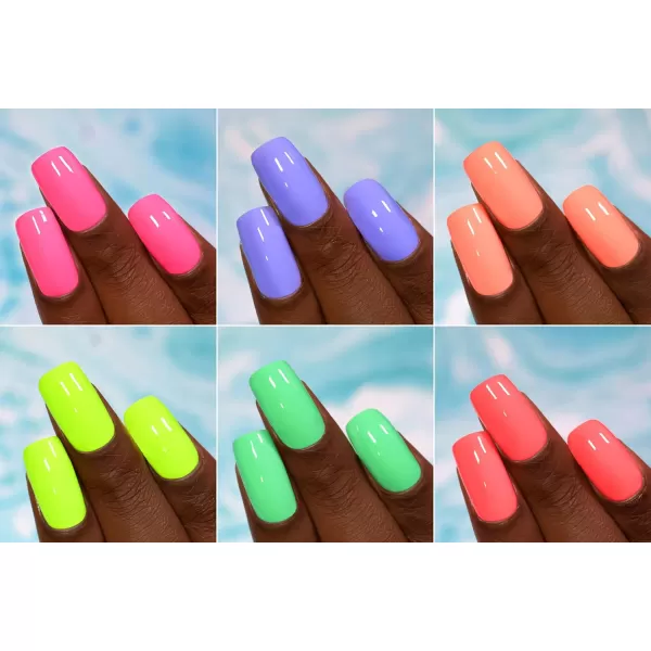 ILNP Poolside Collection  Striking Neon Summer Nail Polish CollectionILNP Poolside Collection  Striking Neon Summer Nail Polish Collection