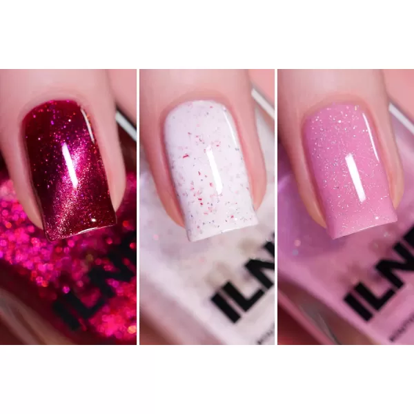 ILNP Sweetheart Bundle  LoveFilled Nail Polish TrioILNP Sweetheart Bundle  LoveFilled Nail Polish Trio