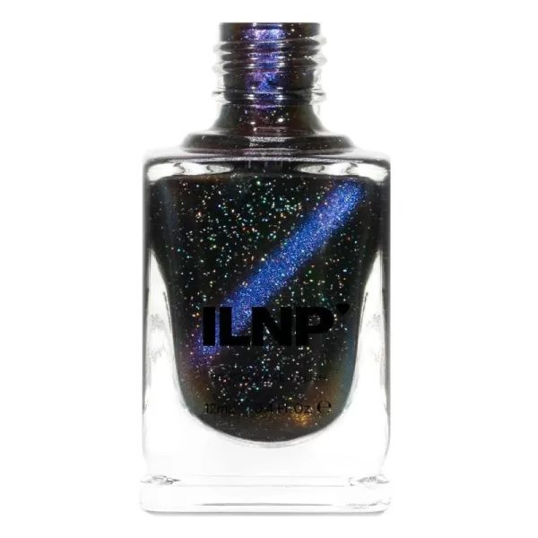 ILNP After Hours  BlackBased Deep Blue Magnetic Holographic Nail PolishILNP After Hours  BlackBased Deep Blue Magnetic Holographic Nail Polish