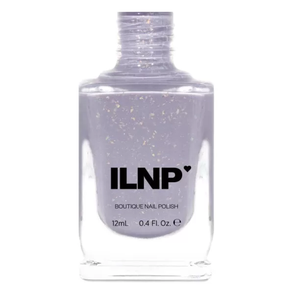 ILNP Pitter Patter  Cloudy Periwinkle Flakie Nail PolishILNP Pitter Patter  Cloudy Periwinkle Flakie Nail Polish