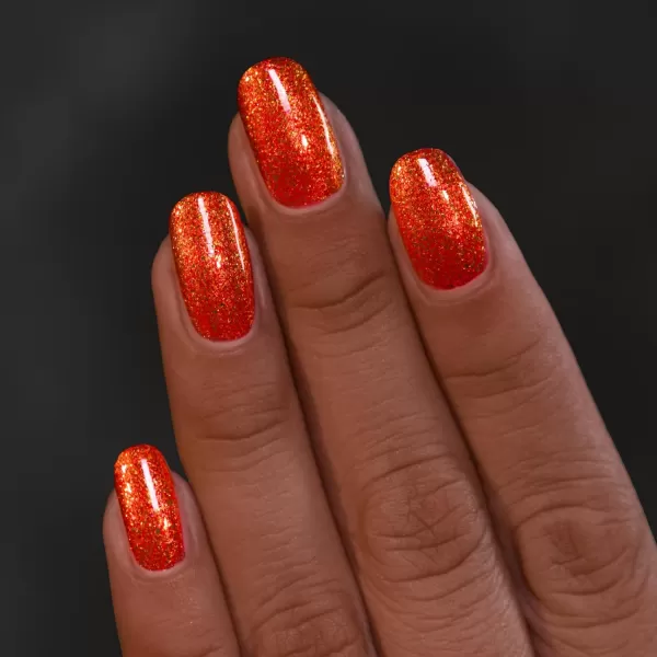 ILNP Carved  JackOLantern Orange Shimmer Nail PolishILNP Carved  JackOLantern Orange Shimmer Nail Polish