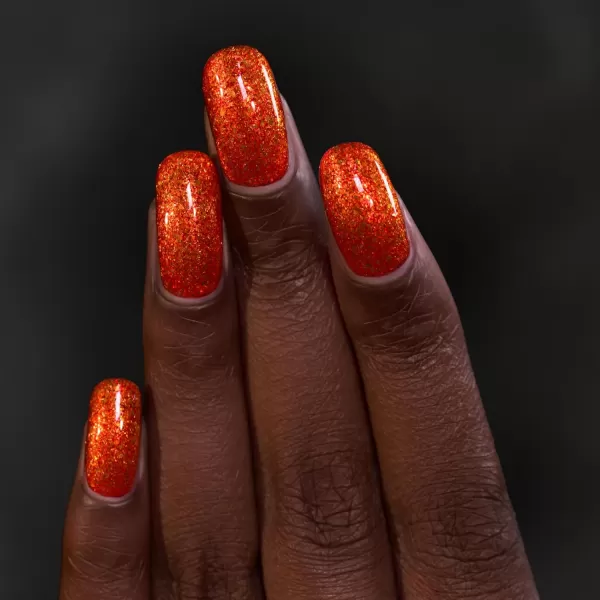 ILNP Carved  JackOLantern Orange Shimmer Nail PolishILNP Carved  JackOLantern Orange Shimmer Nail Polish