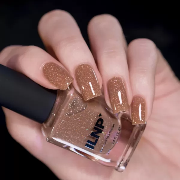 ILNP Cookie Cutter  Delicious Tan Holographic Jelly Nail PolishILNP Cookie Cutter  Delicious Tan Holographic Jelly Nail Polish