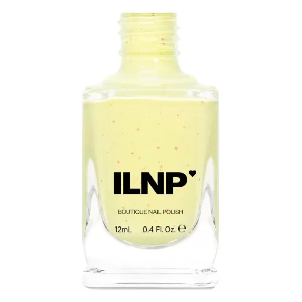 ILNP Sugar High  Creamy White MultiColored Speckled Nail PolishLemon Cake 040 Fl Oz Pack of 1