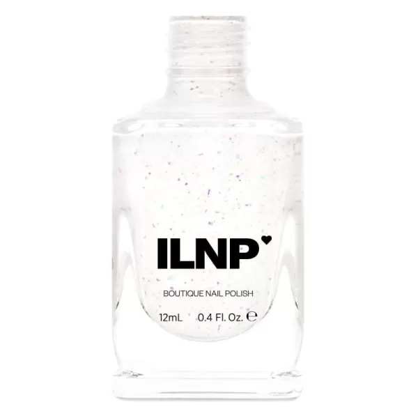 ILNP Sugar High  Creamy White MultiColored Speckled Nail PolishSugar High 040 Fl Oz Pack of 1