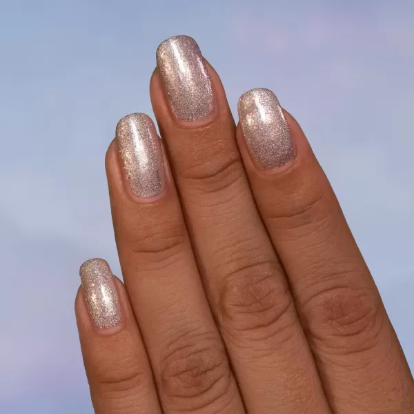 imageILNP Crystal  Light Champagne Gold Ultra Metallic Nail Polish