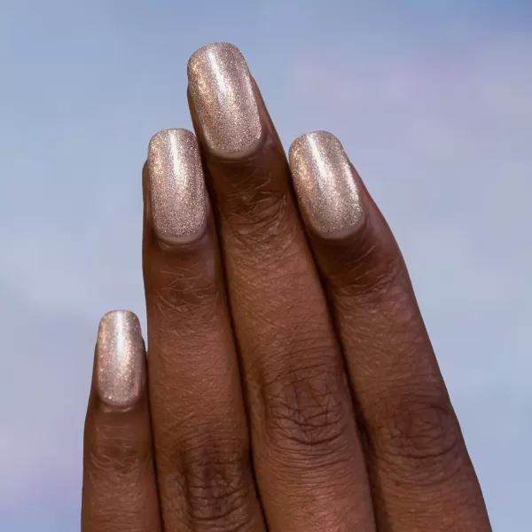 imageILNP Crystal  Light Champagne Gold Ultra Metallic Nail Polish