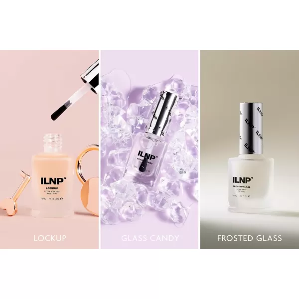 imageILNP Essentials Bundle  Base ampamp Top Coat Nail Polish Trio