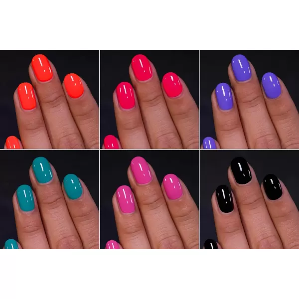 imageILNP Arcade  Neon Summer Nail Polish Collection Studio Color High Performance Color Coat