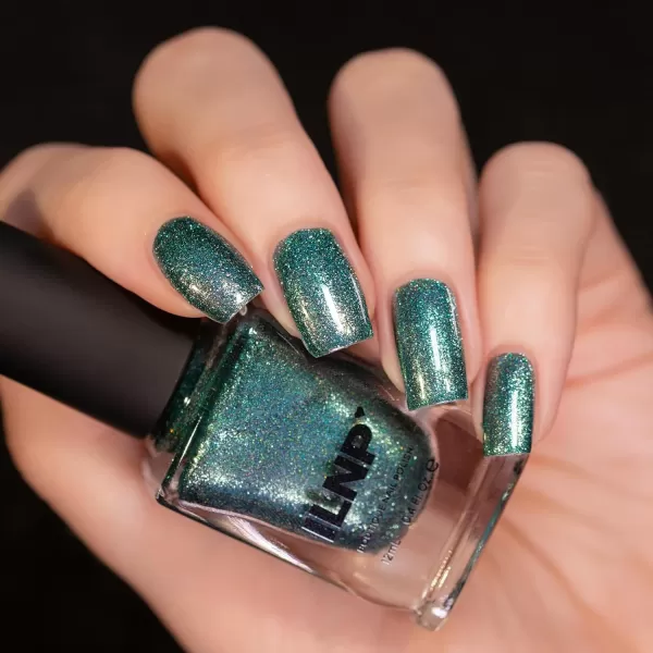 imageILNP Forever  Vivid Emerald Green Ultra Metallic Nail Polish