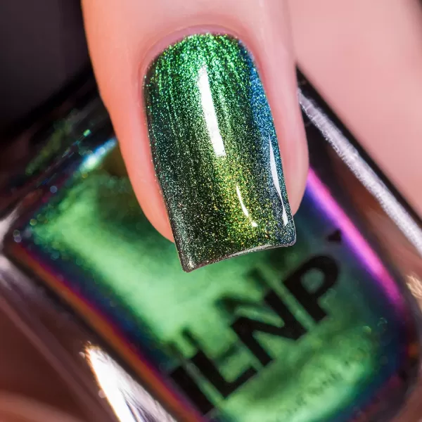 imageILNP Reminisce  Green Blue Color Shifting Ultra Chrome Nail Polish