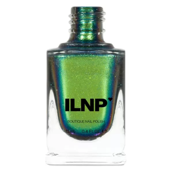 imageILNP Reminisce  Green Blue Color Shifting Ultra Chrome Nail Polish