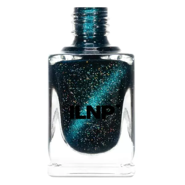 imageILNP VIP  BlackBased Teal Magnetic Holographic Nail Polish