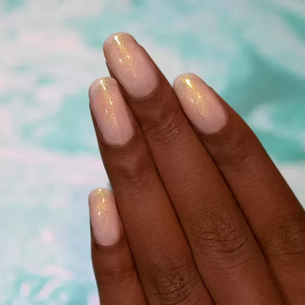 imageILNP Pina Colada  Sheer White Holographic Jelly Nail Polish