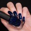 imageILNP Late Night  Deep Navy BlueBased Iridescent Flakie Shimmer Nail Polish