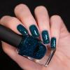 imageILNP Take a Bow  Deep TealBased Iridescent Flakie Shimmer Nail Polish