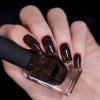 imageILNP Bear Hug  Cozy Cocoa Brown Holographic Jelly Nail PolishBear Hug
