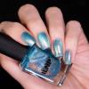 imageILNP Flashing Lights  Vivid Teal Magnetic Shimmer Nail Polish
