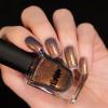 imageILNP Pyro  Eerie Dark GreyBlue Shimmer Nail Polish  Vegan Cruelty Free Non Toxic