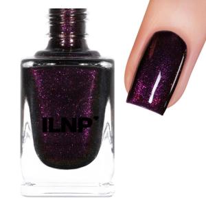 imageILNP Bewitched  Blackened Eggplant Shimmer Nail Polish  Vegan Cruelty Free Non Toxic