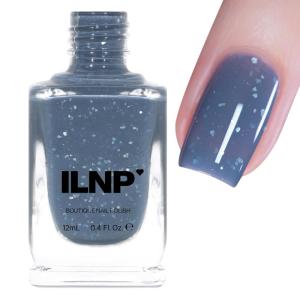 imageILNP Rainy Days  Denim Blue Flakie Shimmer Nail Polish