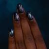 imageILNP Darkest Hour  BlackBased Blue Magnetic Shimmer Nail Polish  Vegan Cruelty Free Non Toxic