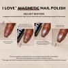 imageILNP Darkest Hour  BlackBased Blue Magnetic Shimmer Nail Polish  Vegan Cruelty Free Non Toxic