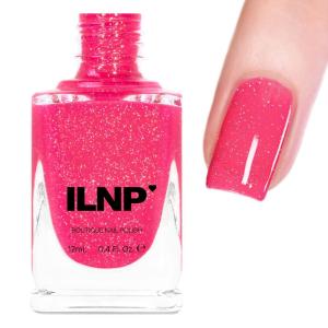 imageILNP Gummy Bear  Vibrant Pink Holographic Jelly Nail Polish  Vegan Cruelty Free Non Toxic