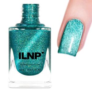 imageILNP Rock Candy  Vibrant Teal Holographic Magnetic Nail Polish  Vegan Cruelty Free Non Toxic