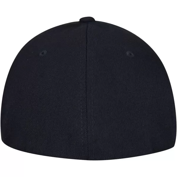3D Wool Flexfit Baseball - Black/S/M