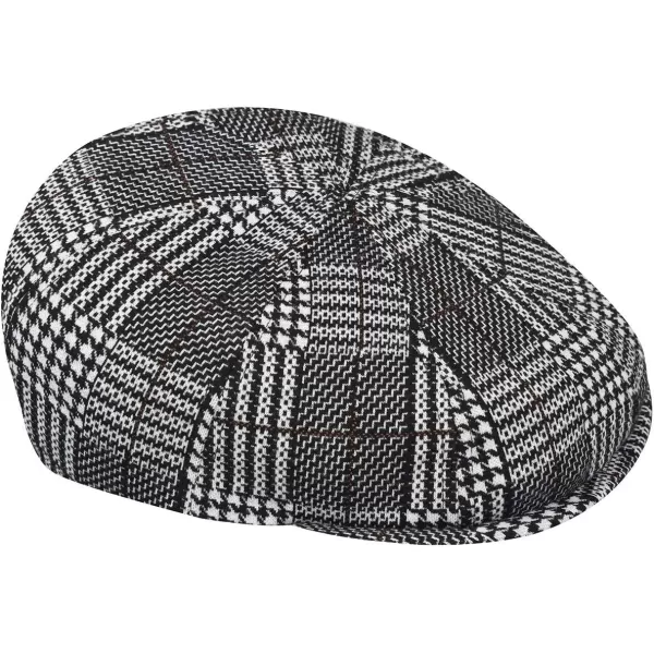 Kangol Pattern Flexfit Cap Black Plaid