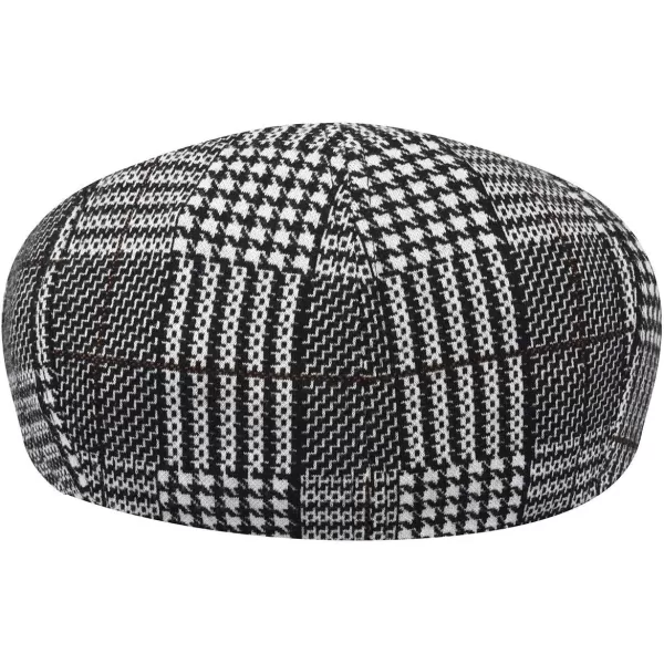 Kangol Pattern Flexfit Cap Black Plaid