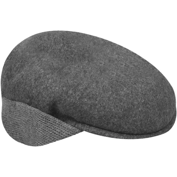 Kangol Wool 504 Earflap Dark Flannel, XX-Large
