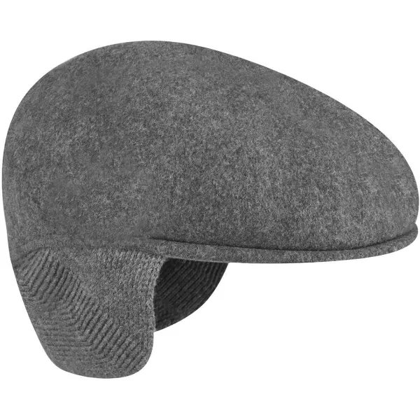Kangol Wool 504 Earflap Dark Flannel, XX-Large