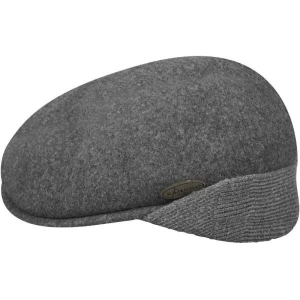 Kangol Wool 504 Earflap Dark Flannel, XX-Large