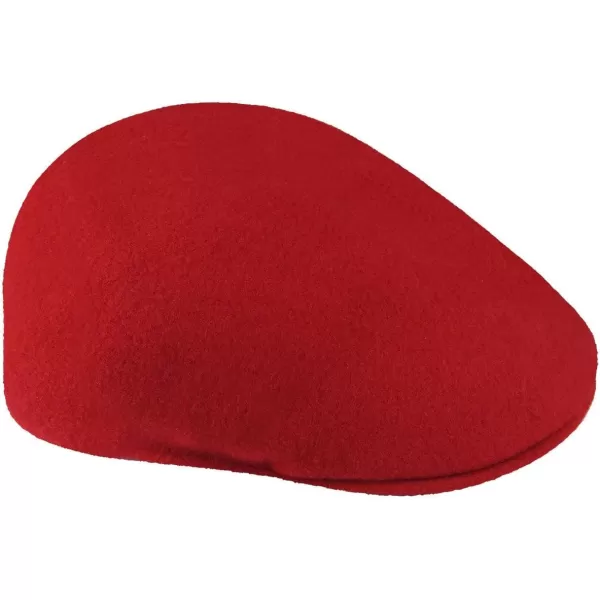 Kangol Wool 504 Hat for Men and Women, Large, Red