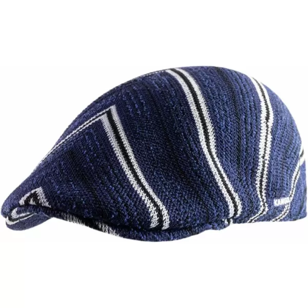Kangol Diagonal Stripes 507 Cap - Grey/XXL Ivy Caps &amp; Flat Caps