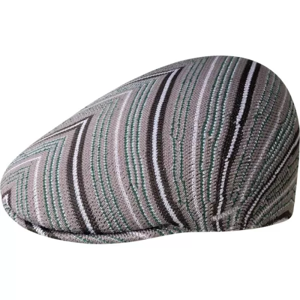 Kangol Diagonal Stripes 507 Cap - Grey/XXL Ivy Caps &amp; Flat Caps