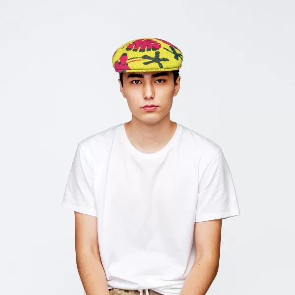 Kangol Plant Love 504 - Sulphur Multi/XL Ivy Caps &amp; Flat Caps