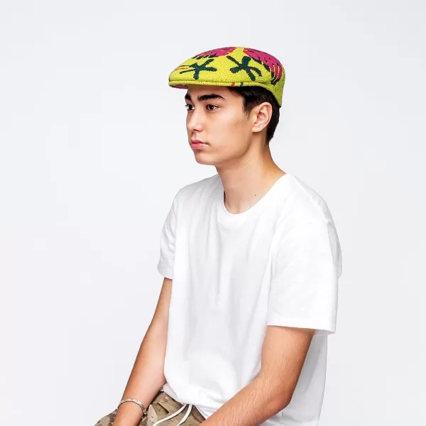 Kangol Plant Love 504 - Sulphur Multi/XL Ivy Caps &amp; Flat Caps