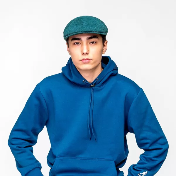 Kangol Bermuda 504 - Marine Teal/L Ivy Caps &amp; Flat Caps