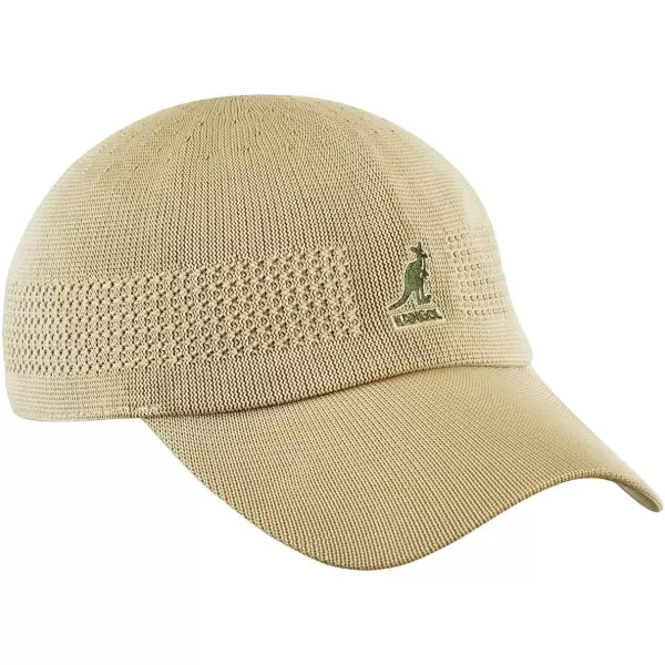 Kangol Tropic Ventair Spacecap Hat  Cherry GlowL Baseball ampamp Sport CapsBeige