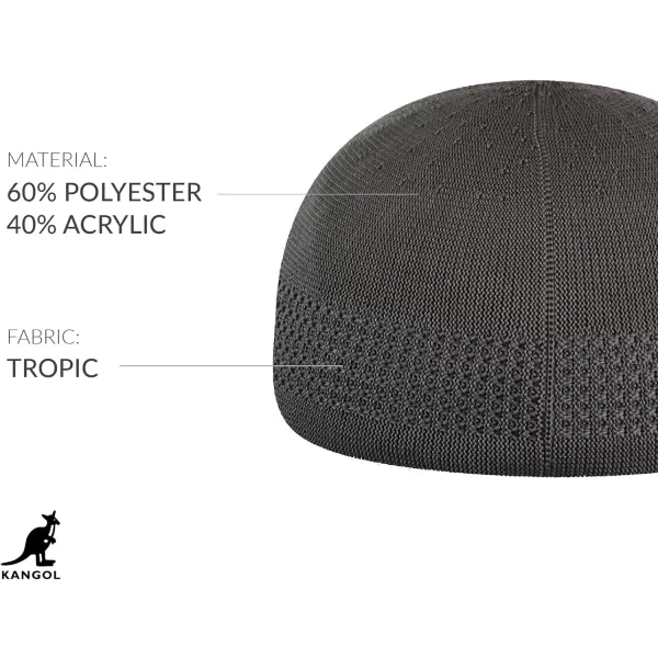 Kangol Tropic Ventair Spacecap Hat  Cherry GlowL Baseball ampamp Sport CapsCharcoal