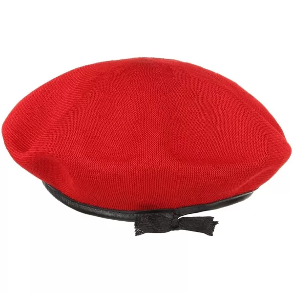 Kangol Monty Tropic Beret  ScarletXLBeige