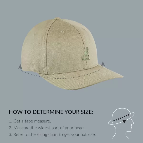 The Kangol Sport Collection Mens Wool Flexfit Baseball CapBeige