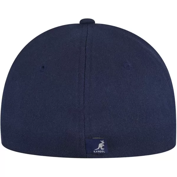 The Kangol Sport Collection Mens Wool Flexfit Baseball CapDark Blue