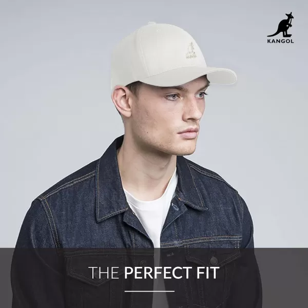 The Kangol Sport Collection Mens Wool Flexfit Baseball CapWhite